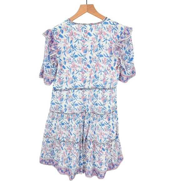 Saylor Evelynne Mini Dress Small Bohemian Floral - Picture 3 of 7